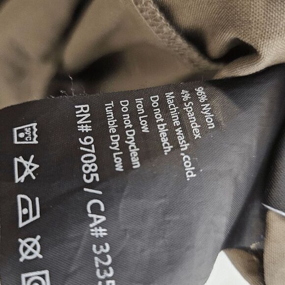 Outdoor Research 3XDry Pants Women's Tan Size Large Zippered Back Pockets - Picture 6 of 6